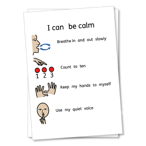 I can be calm symbol resource